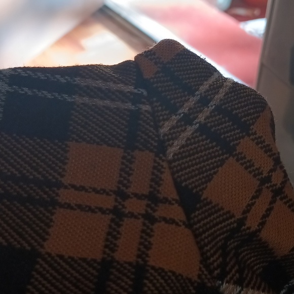 Modcloth "Perfectly Proper" Yellow Plaid A-Line Dress - Picture 7 of 7